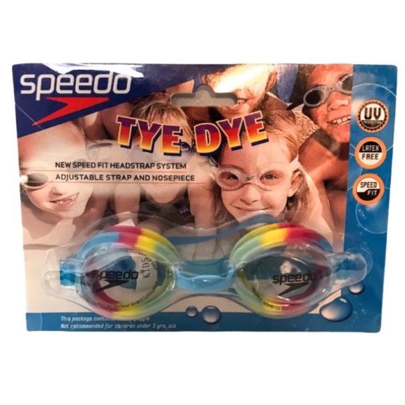 SPEEDO Kids Goggles - TYE DYE Design - Picture 1 of 7